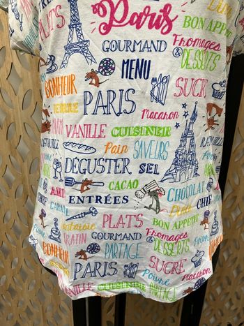 T shirt ratatouille taille M Disneyland Paris