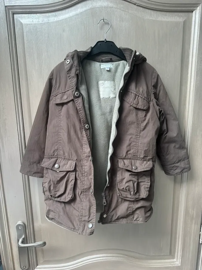 Manteau molletonné vertbaudet 7 ans