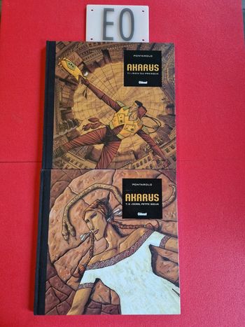 Lot de 2 bd akarus 1 et 2,EO ( série complète)