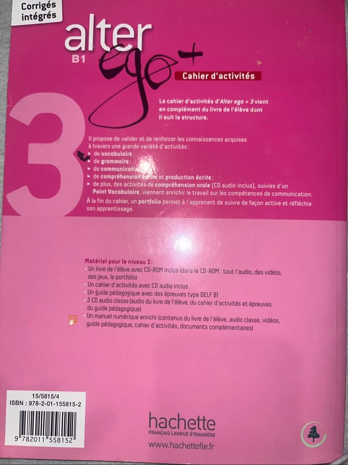 Cahier d’activité alter ego B1+ corrigé intégré - photo numéro 3