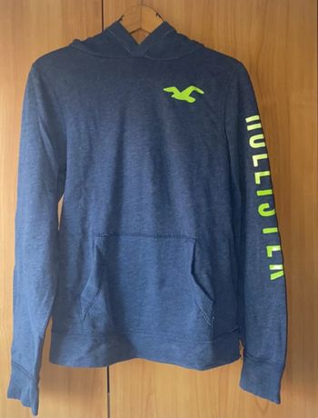 Pull à capuche noir Hollister M