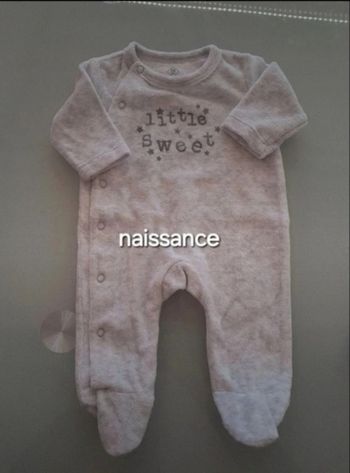 Pyjama gris neuf naissance