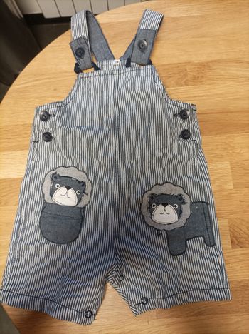 Salopette été 12 mois