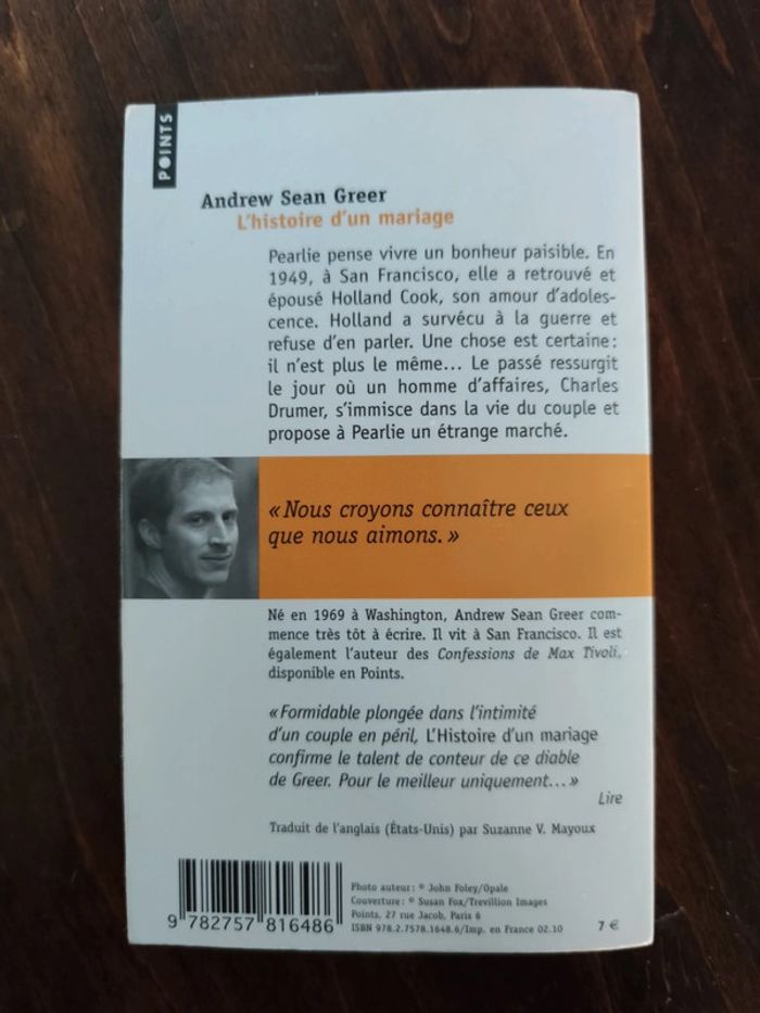 Livre L'histoire d'un mariage - photo numéro 2