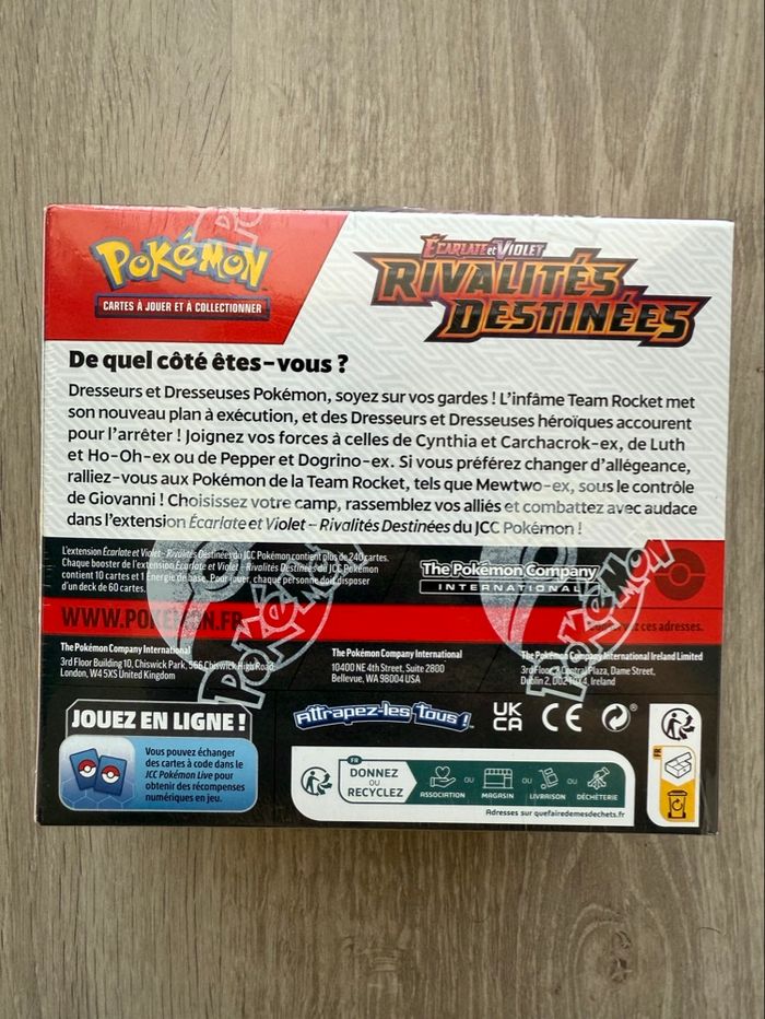 Display Pokémon EV10 Rivalités Destinées - photo numéro 2