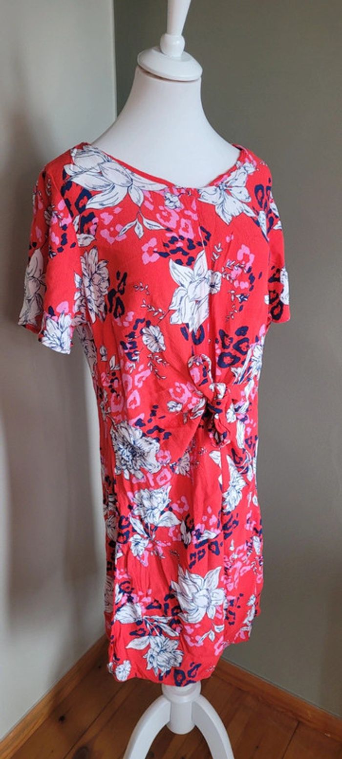 Jolie robe imprimée nœud Taille 46 - photo numéro 2
