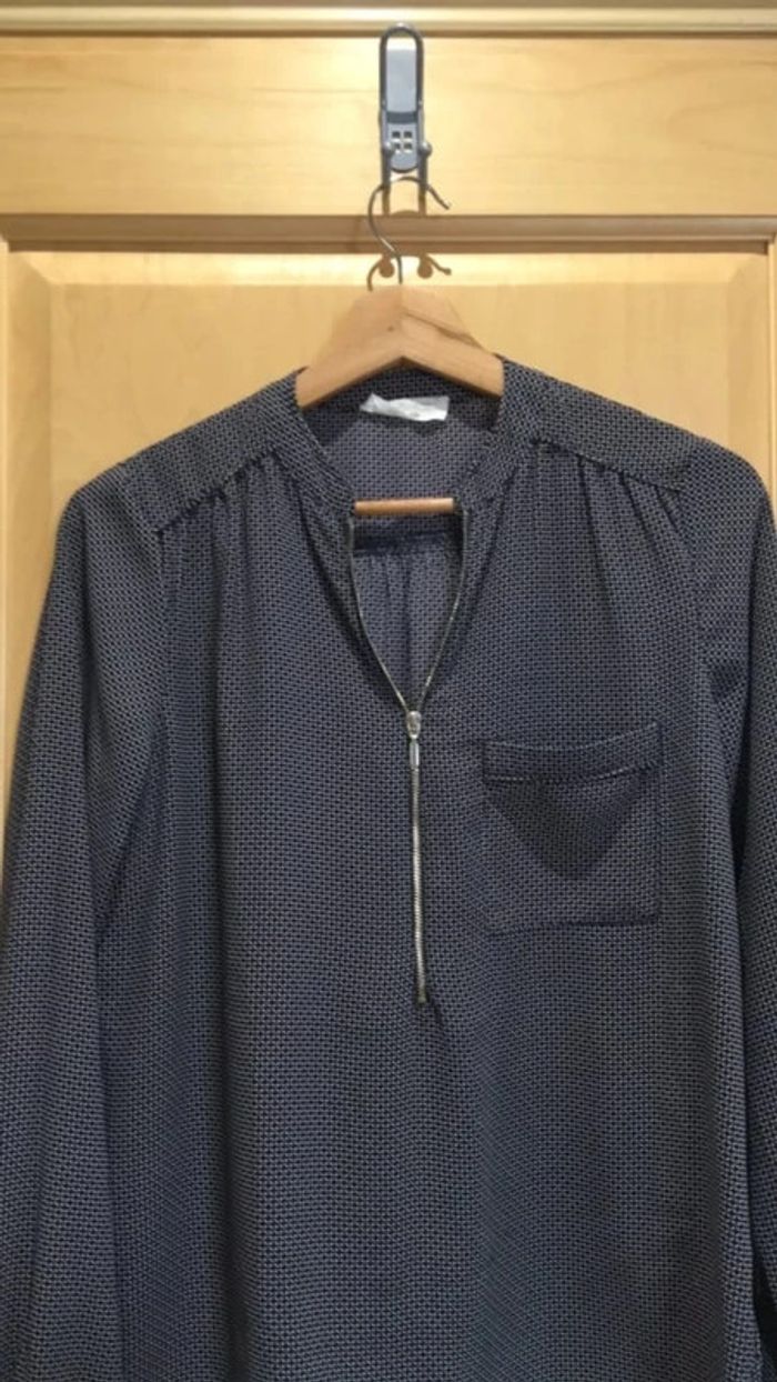 Tunique cache cache bleue marine - photo numéro 2