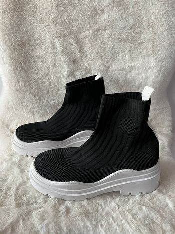 Bottines chaussettes noires 38