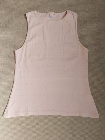 Débardeur uni rose pâle T.L - Decathlon 