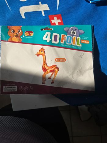 Ballon 3D girafe