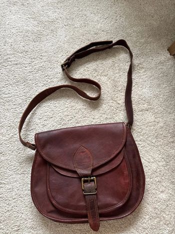 Besace en cuir