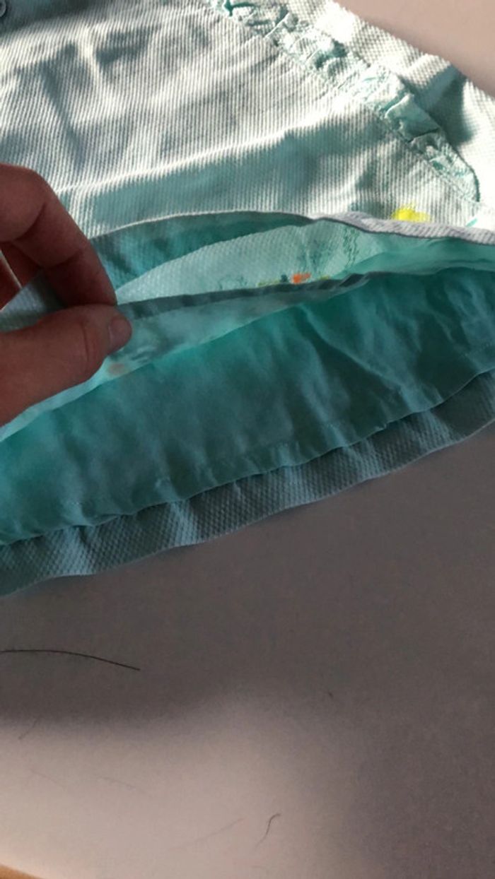 Robe salopette à volant thème mer - photo numéro 2