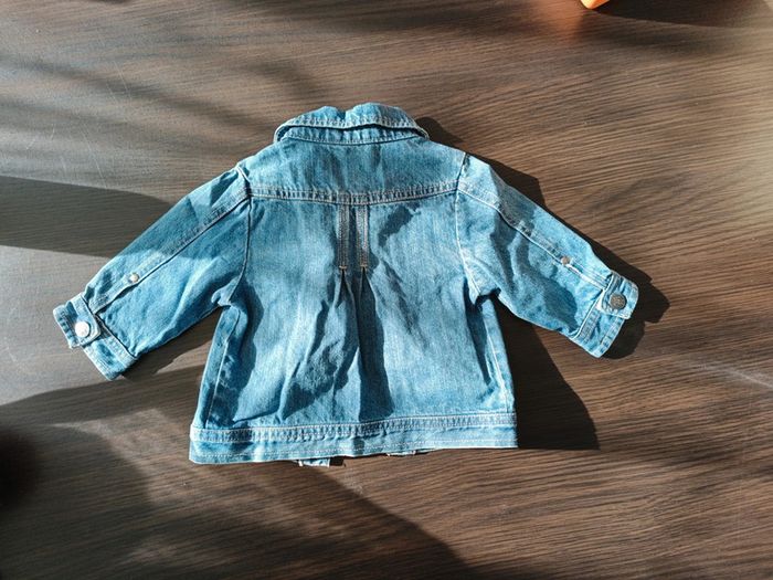 Veste en jean fille 6 mois 67 cm - photo numéro 4
