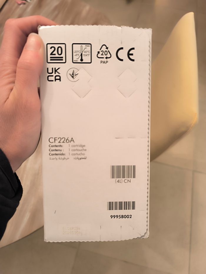 Toner HP 26A Noir NEUVE - photo numéro 3