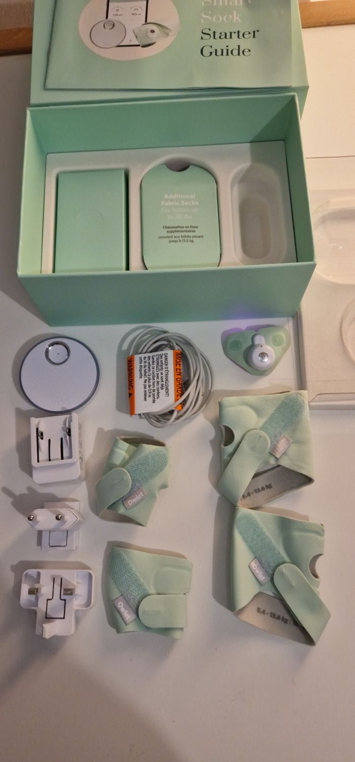 👶 Owlet Smart Sock Gen 3 – Excellent état