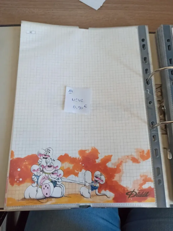 Feuille Diddl A4 42 0,90€