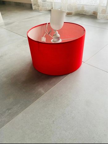 Suspension rouge 30x30x18 cm