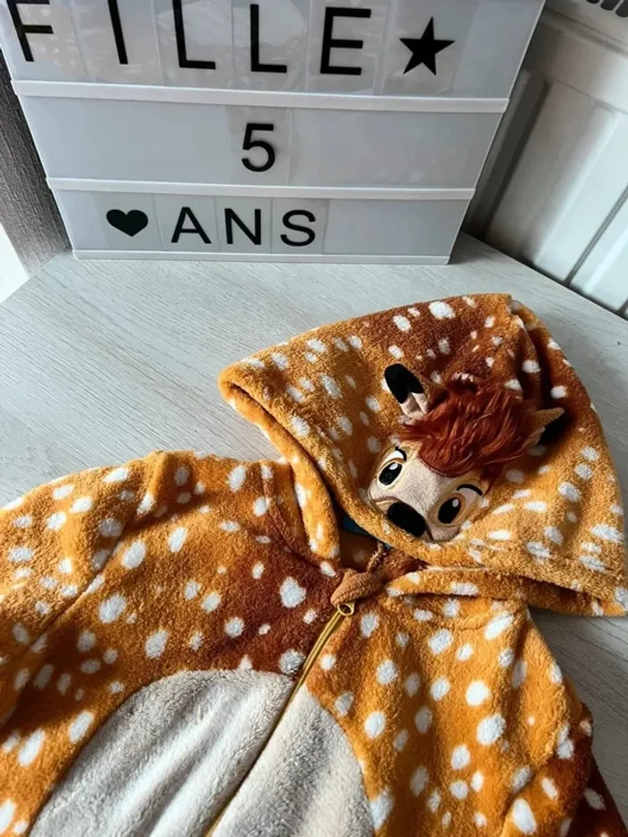 Combi surpyjama Disney Bambi 4-5 ans