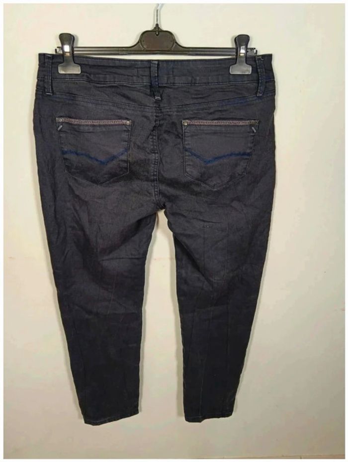 C17 jeans gris/noir cache cache 44 - photo numéro 2