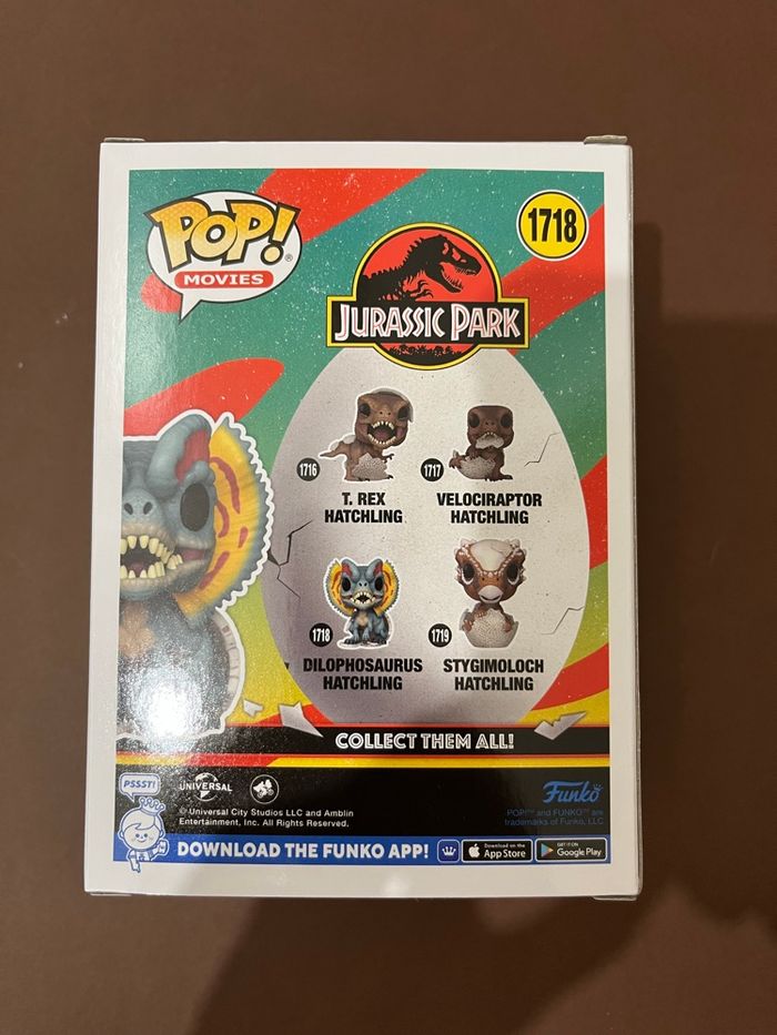 Funko pop!Jurassic Park 1718 Dilophosaurus - photo numéro 3