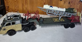 GI Joe soldat force sentinelle camion remorque véhicule militaire camion lanceur missile 76cm