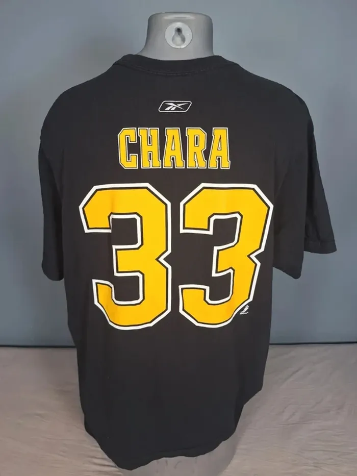 T-shirt NHL vintage Reebok – Boston Bruins #33 Chara – Taille 2XL (621) - photo numéro 6