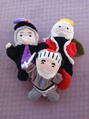 Lot de 3 marionettes