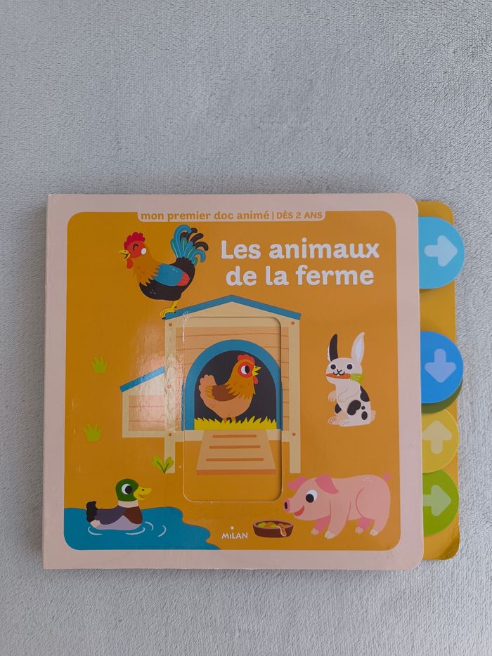 Livre Les animaux de la ferme Milan - photo numéro 2