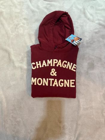 MC2 Saint Barth - Sweat à capuche, bordeau, taille L