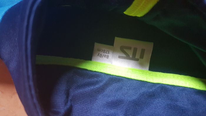 Veste de survêtement garçon 8 ans bleue ITS - photo numéro 2