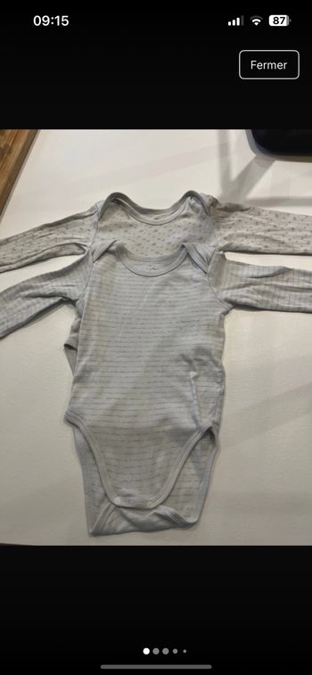 Lot 2 Body Tex baby 23 mois