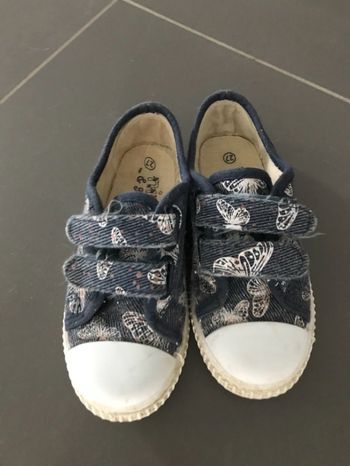 Basket papillon en toile 27