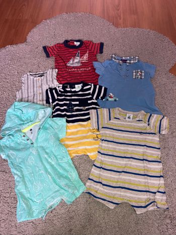 Lot 6 barboteuse combinaison 3 mois