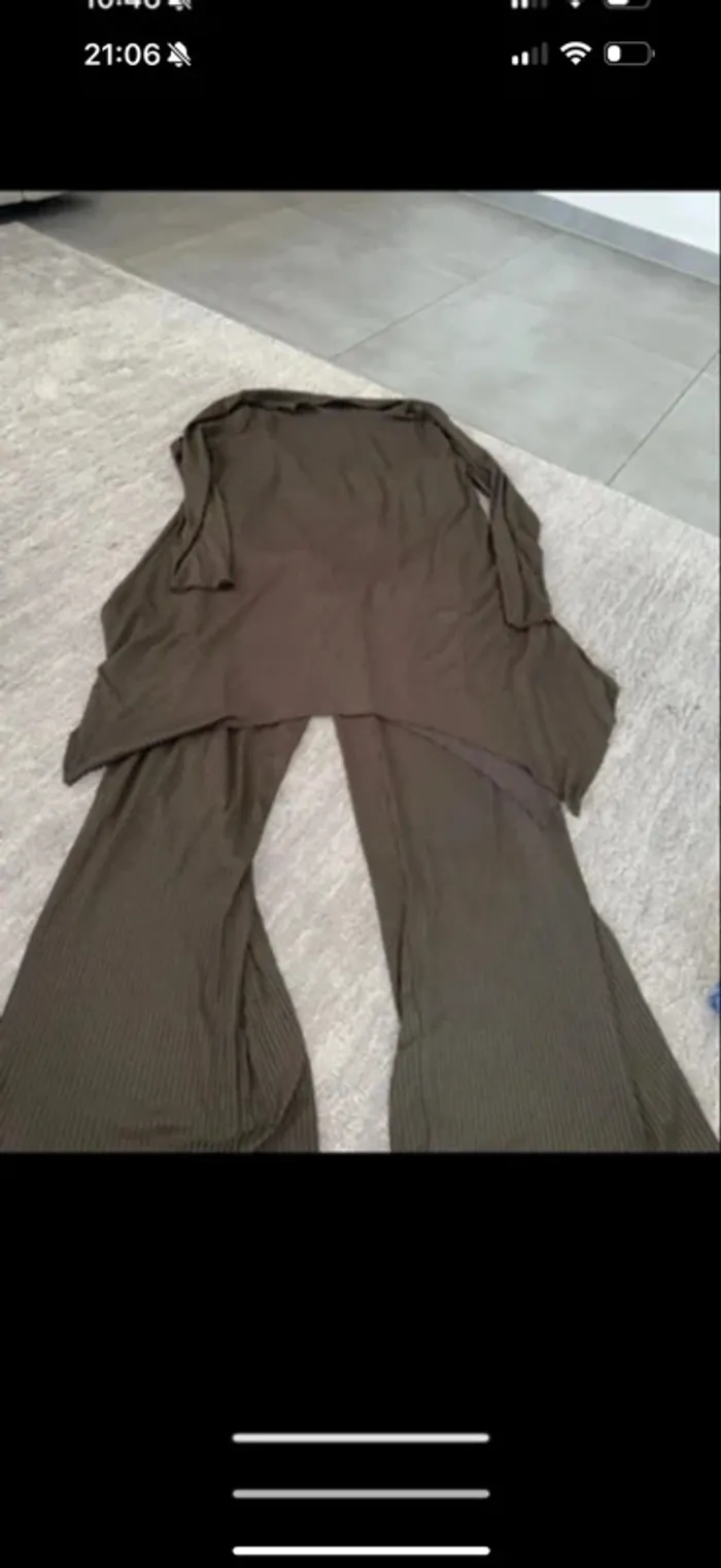 Ensemble femme fluide noir taille XL - photo numéro 2