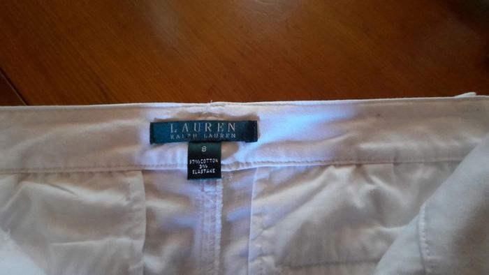 Pantalon blanc Ralph Lauren 40 - photo numéro 4