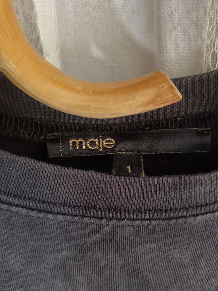 Maje | Tee-shirt vieillis | t. 1 - photo numéro 6