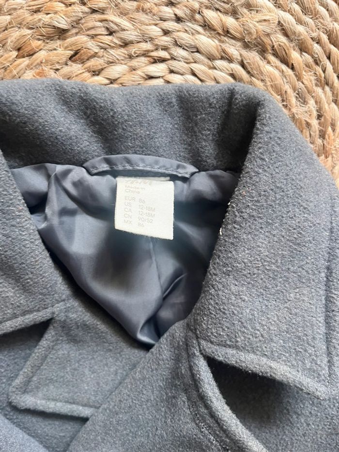 Manteau double boutonnage h&m 18 mois - photo numéro 2