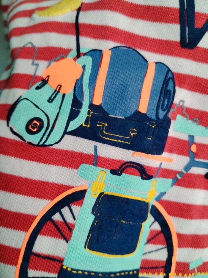 T-shirt manches longues Sur mon vélo SGMJ 6 ans - photo numéro 6