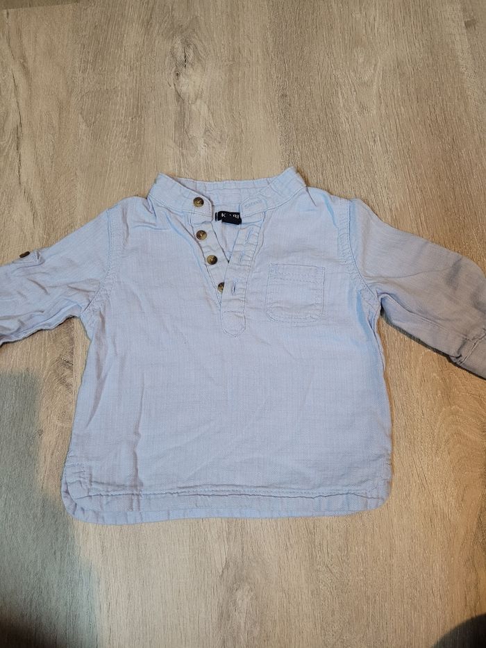 Chemise manches longues bébé 6 mois