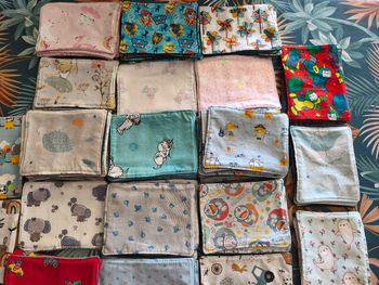 Lot 10 lingettes lavables grand format 14 x 10.5 cm éponge bambou Oeko-tex toutes douces (E)