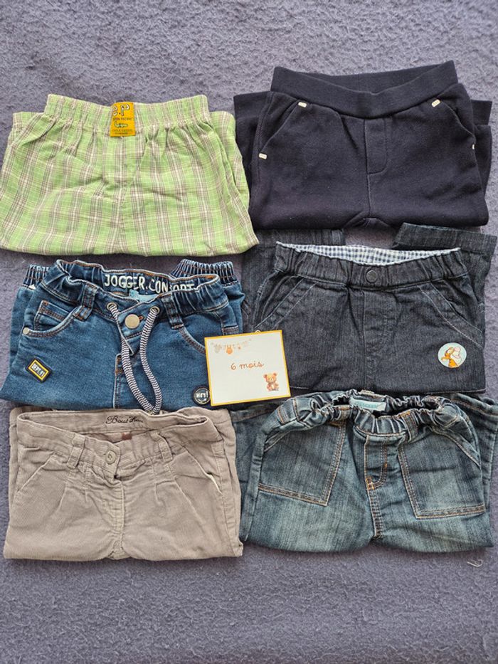 Lot habits automne hiver garçon 6 mois (25 pièces) - photo numéro 2