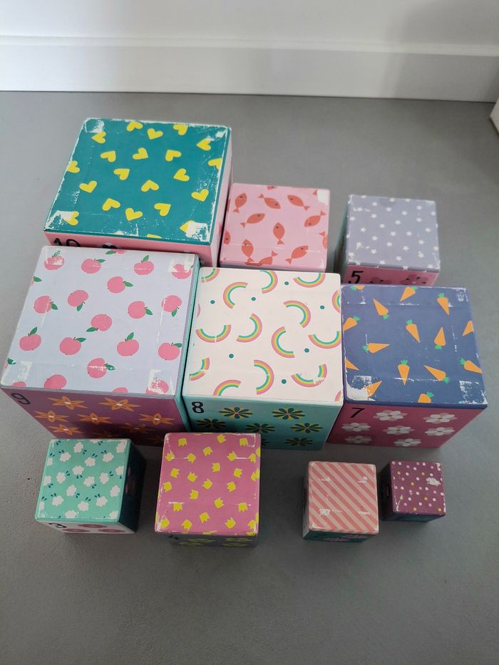 Pyramide de cubes Vertbaudet bébé fille - photo numéro 8