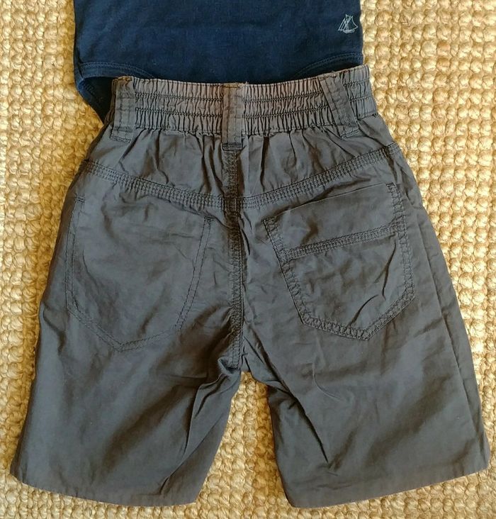 Ensemble body Petit Bateau et bermuda Catimini 2 ans - photo numéro 14