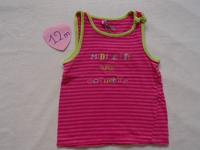 débardeur 12 mois