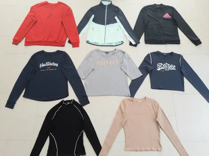 Lot n°1: 8 vêtements fille taille S Adidas, Bizzbee