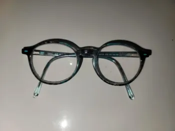 Lunettes de vue enfant moucheté bleu gris be