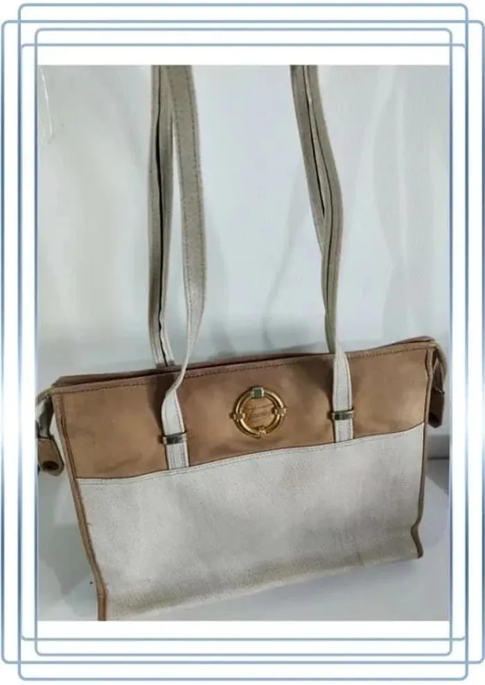 Sac à main Texier et porté épaule, bon état mais quelques marques, 37x28cm