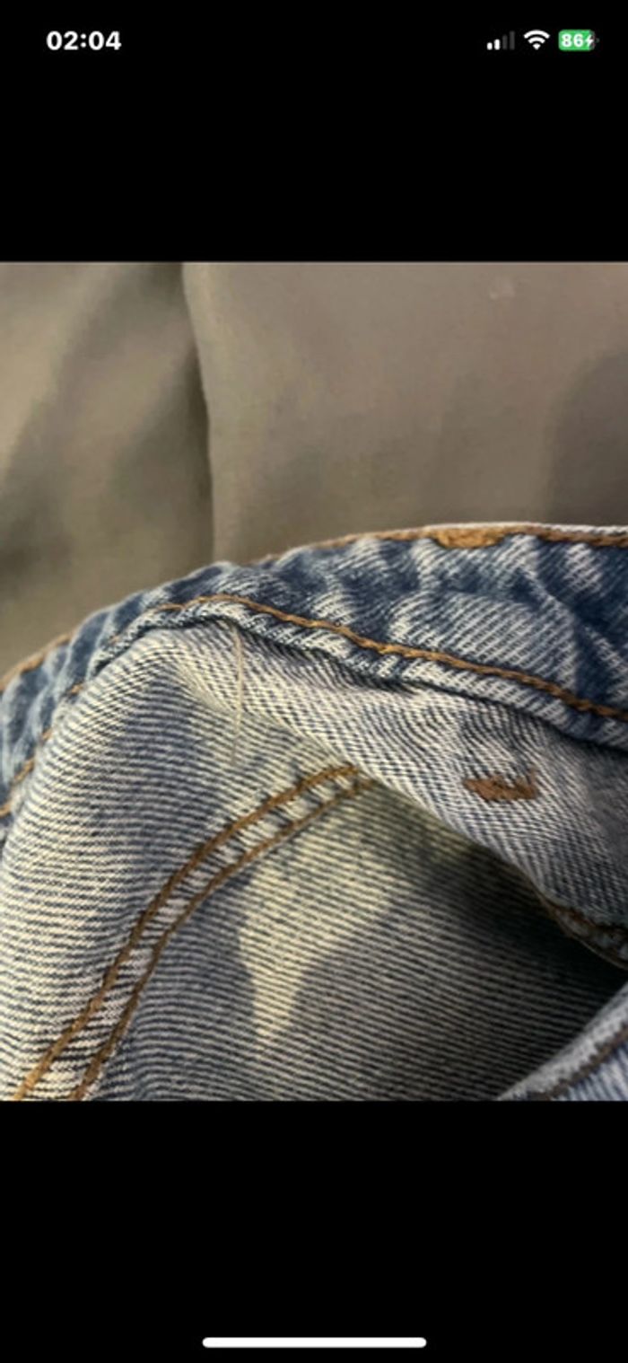 👖 Jean Mom Fit Troué Vintage – Effet Destroy Tendance - photo numéro 5