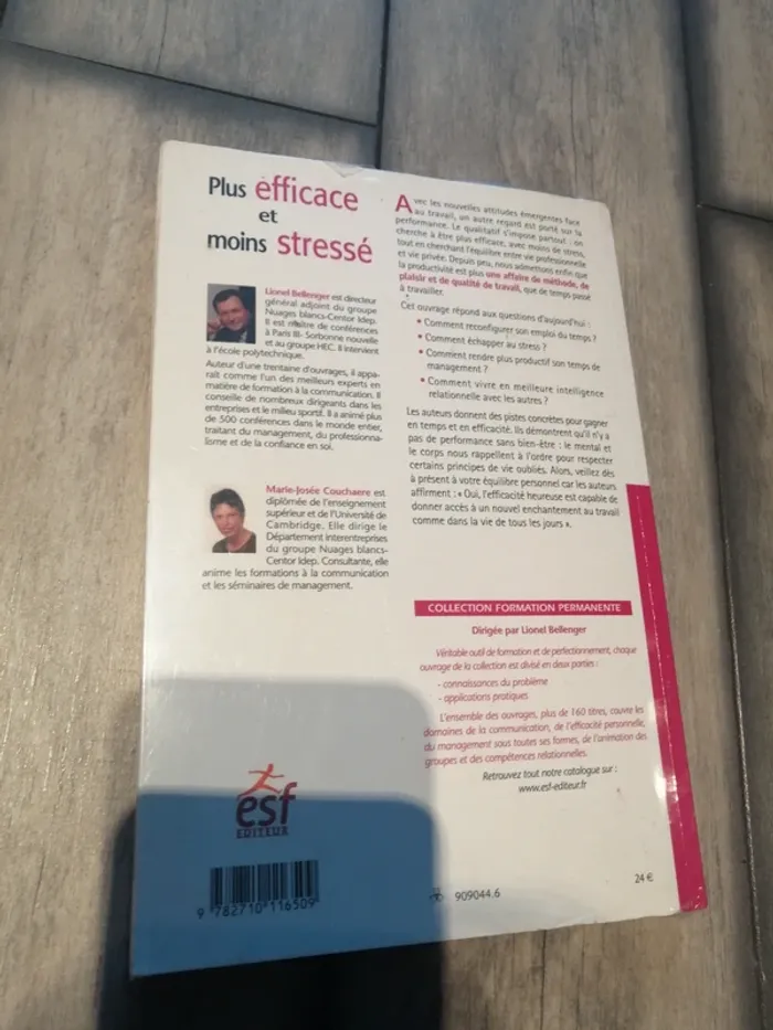 Livre Plus efficace et moins stressé bellenger et couchaere - photo numéro 2