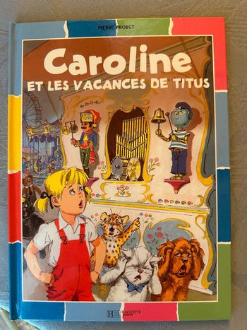Livre rare collection damiers album bd Pierre Probst Caroline et les vacances de Titus